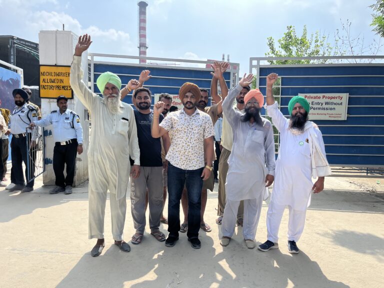 ਚੋਰ-ਮੋਰੀ ਰਾਹੀਂ ਸੇਮ ਨਾਲ਼ੇ ‘ਚ ਪੈਂਦੇ ਸ਼ਰਾਬ ਫੈਕਟਰੀ ਦੇ ਦੂਸ਼ਿਤ ਪਾਣੀ ਦਾ ਮੁੱਦਾ ਭਖਿਆ