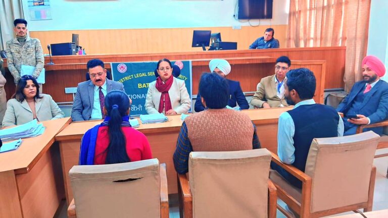 ਲੋਕ ਅਦਾਲਤ ਦੌਰਾਨ 19030 ਕੇਸਾਂ ਦਾ ਕੀਤਾ ਨਿਪਟਾਰਾ- ਬਠਿੰਡਾ
