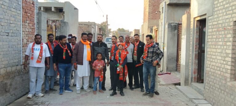 ਵੋਟਰਾਂ ਦੇ ਭਰਵੇਂ ਹੁੰਗਾਰੇ ਨੇ ਭਾਜਪਾ ਉਮੀਦਵਾਰ ਮਨੋਜ ਕੁਮਾਰ ਦੇ ਚਿਹਰੇ ‘ਤੇ ਲਿਆਂਦੀ ਰੌਣਕ