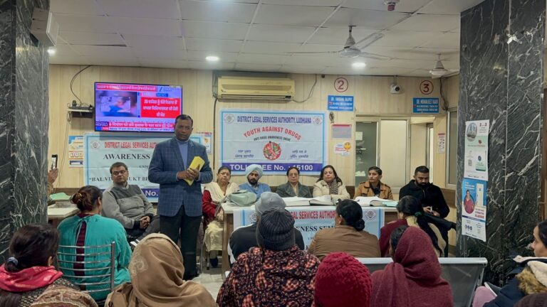 ਜ਼ਿਲ੍ਹਾ ਕਾਨੂੰਨੀ ਸੇਵਾਵਾਂ ਅਥਾਰਟੀ ਨੇ ਕੇਂਦਰੀ, ਬੋਰਸਟਲ ਤੇ ਜਨਾਨਾ ਜੇਲ੍ਹ ‘ਚ ਨਸ਼ਿਆਂ ਵਿਰੋਧੀ ਜਾਗਰੂਕਤਾ ਕੈਂਪ ਲਗਾਏ-ਲੁਧਿਆਣਾ